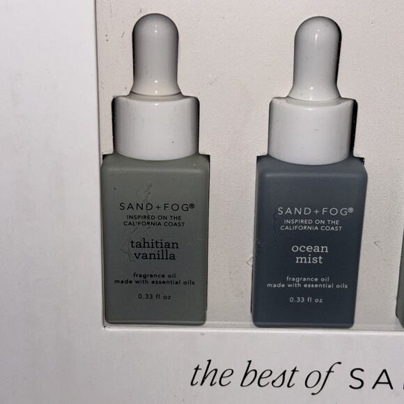 Sand + Fog Fragrance Diffuser Oils California Beach House Clean Waves Set Of 8 - Picture 4 of 10